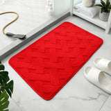 Jacquard non-slip floor mat