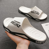 Men's PVC Comfortable Open Toe Slippers