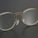 Japanese Style Retro Wood Grain Glasses Frame