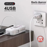 4USB  Multi-Port Dual PD Fast Charging Hub