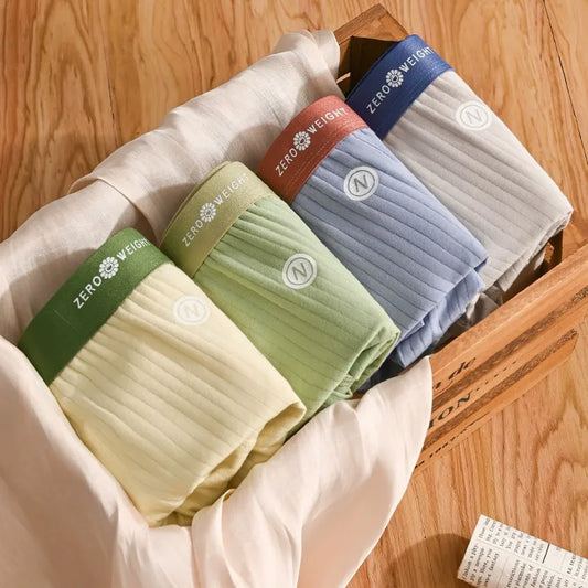 Ultra Absorbent Lightweight Cotton Boxer (set of 4)