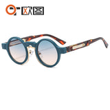 4383 Colorful Fashion Matching Small Round Sunglasses