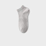 Men's sweat-absorbent boneless boat socks ( Set of 05 )