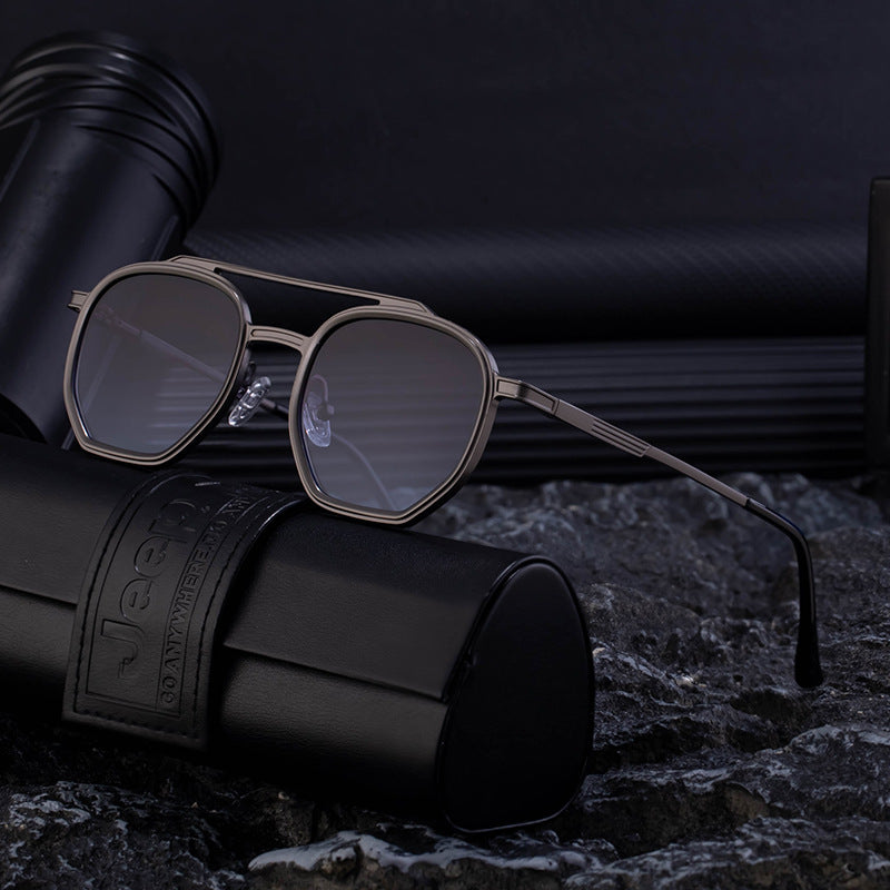 Men's Foreign Trade Square High-end Business Sunglasses