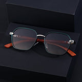 Men’s Retro Wood Grain Sunglass
