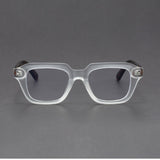 Rectangular Retro Thick Frame Glasses