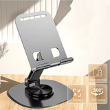 Multi-function rotating aluminum alloy mobile holder