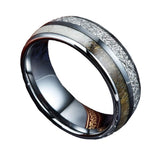 Trendy Patch Style Steel Ring