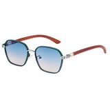 Men’s Retro Wood Grain Sunglass