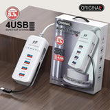 4USB  Multi-Port Dual PD Fast Charging Hub