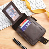 Vintage Style Small PU Leather Men's Wallet