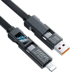 100W 4 in 1 Data Cable with Digital Display