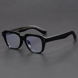 Rectangular Retro Thick Frame Glasses