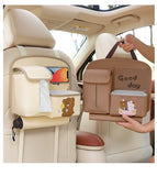 Multifunctional car backseat storage bag