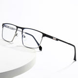Sleek Premium Full-Frame Metal Eyeglasses
