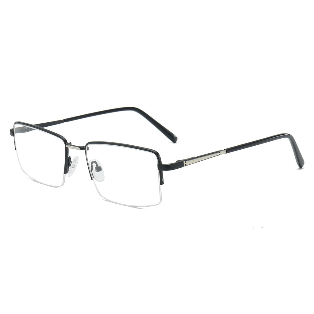 Trendy Metal Semi-Rimmed Eyewear