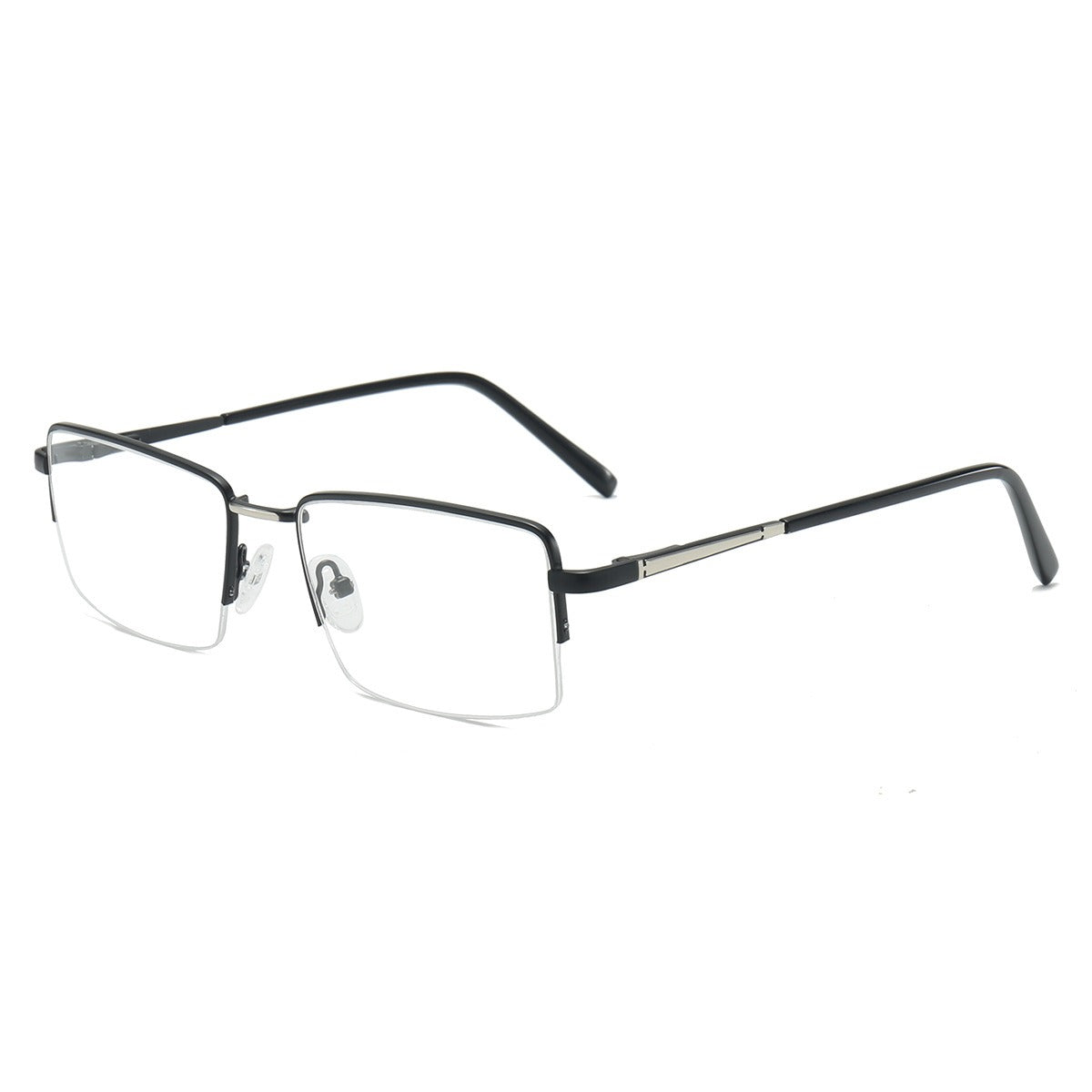 Trendy Metal Semi-Rimmed Eyewear
