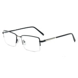 Trendy Metal Semi-Rimmed Eyewear