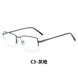 Trendy Metal Semi-Rimmed Eyewear