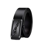Men's belt toothless automatic buckle casual belt