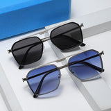Double Bridge Retro UV Protection Glasses
