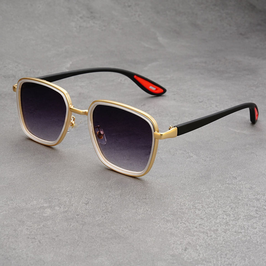 Flat-Top Square Sunglasses for Men