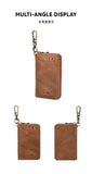 Multi-Function Leather Wallet With Key Ring Holder