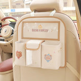 Multifunctional car backseat storage bag