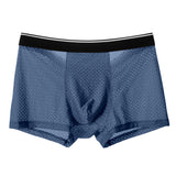 Mens ice silk mesh transparent comfortable underwear ( Set Of 4 )