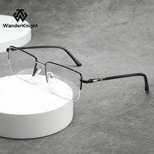 Trendy Metal Semi-Rimmed Eyewear