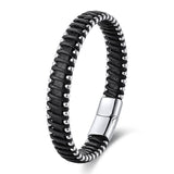 Premium Genuine Leather Braided Men's Bracelet