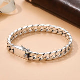 Minimal Retro Whip Cuban Chain Bracelet