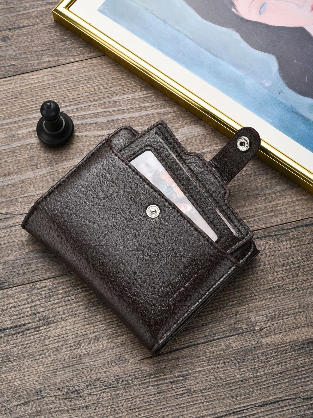 Retro Zipper Buckle Men's  Wallet