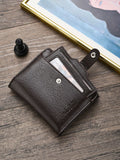 Retro Zipper Buckle Men's  Wallet