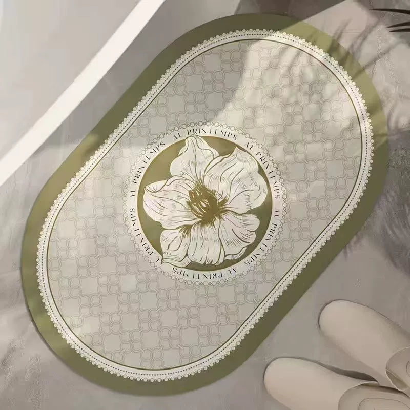 Elegant Blossoms Wrapped in Quiet Luxury Mat