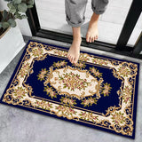 Vintage Grace with Floral Frame Floor Mat