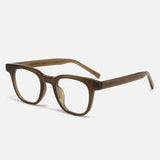 Unisex Full Rim Square TR90 Eyeglasses