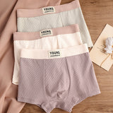 Pure Cotton Textured Mid-Waist Underwear ( set of 04)