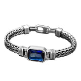 Royal Blue Stone Vintage Chain Bracelet