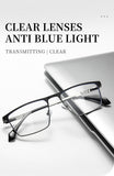 Sleek Premium Full-Frame Metal Eyeglasses