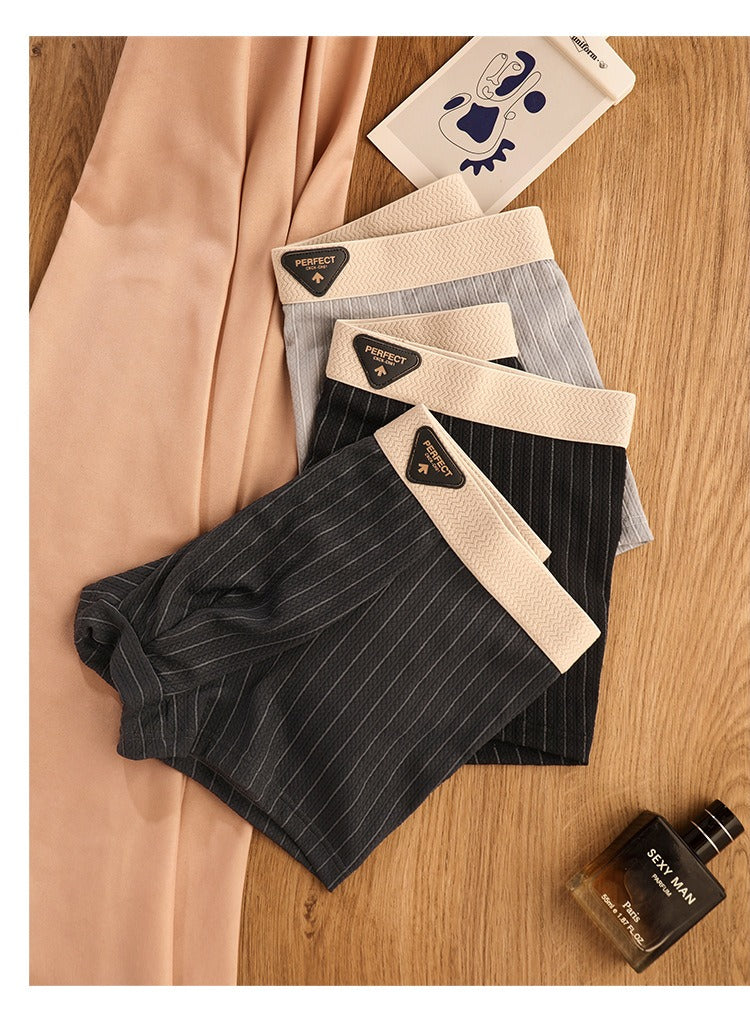 Textured Lightweight Boxer With Fresh Protection (set of 04)