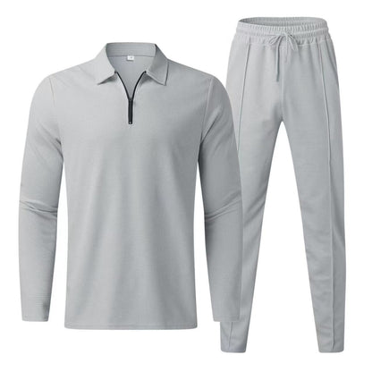 Lightweight Casual Long Sleeve Jogger Set