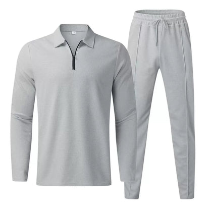 Lightweight Casual Long Sleeve Jogger Set