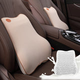 Memory Foam Car Cushion Seat Back Pillow