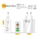 PD65W Multi-Port Fast Charging Adapter