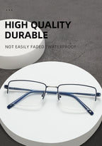 Trendy Metal Semi-Rimmed Eyewear