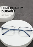 Trendy Metal Semi-Rimmed Eyewear