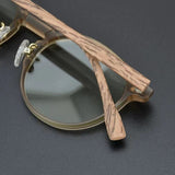 Japanese Style Retro Wood Grain Glasses Frame