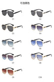 Double Bridge Retro UV Protection Glasses