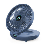 USB Rechargeable Wall-Mounted Folding Desktop Fan